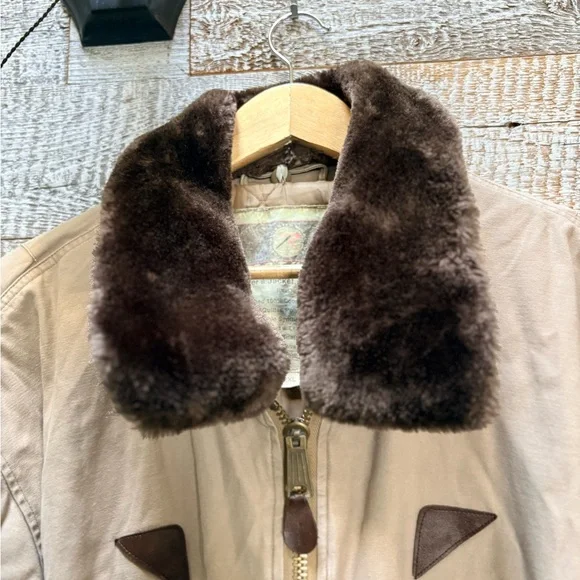 Rothco | Vintage B-15A Flyer's Aviator Cotton Bomber Jacket - Men's 2XL - Picture 4 of 14